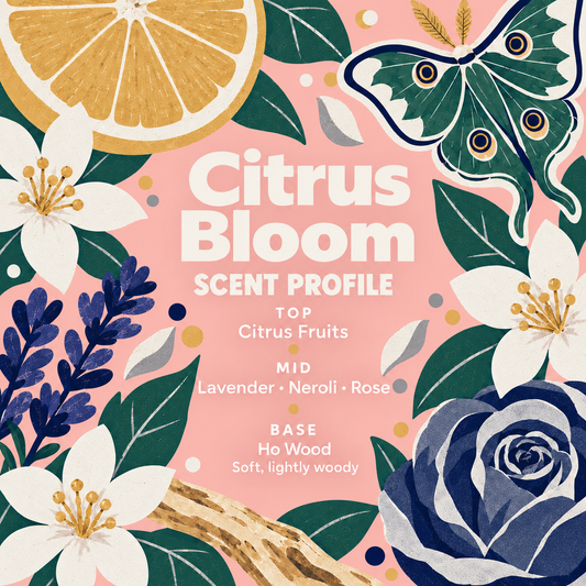 Natural Solid Perfume – Neroli, Bergamot & Citrus Scent | Citrus Bloom by Eden & Era